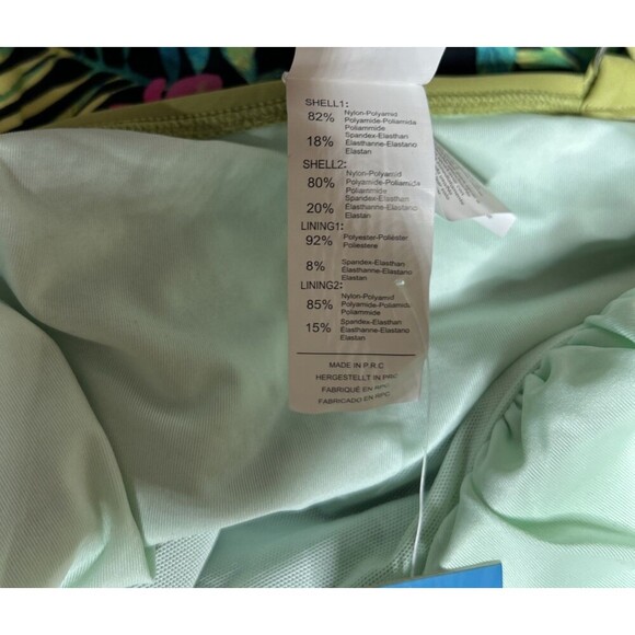 Cupshe One Piece Swimsuit Scalloped Solid Tropical Tummy Control Size M NWT - Picture 12 of 13